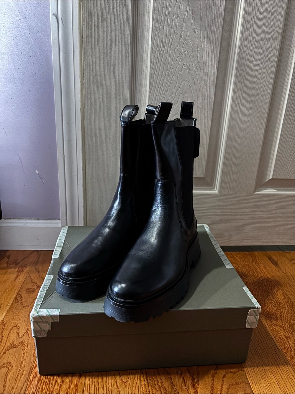 AllSaints Amber Leather Boots